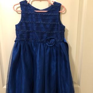 Girls Royal Blue dress